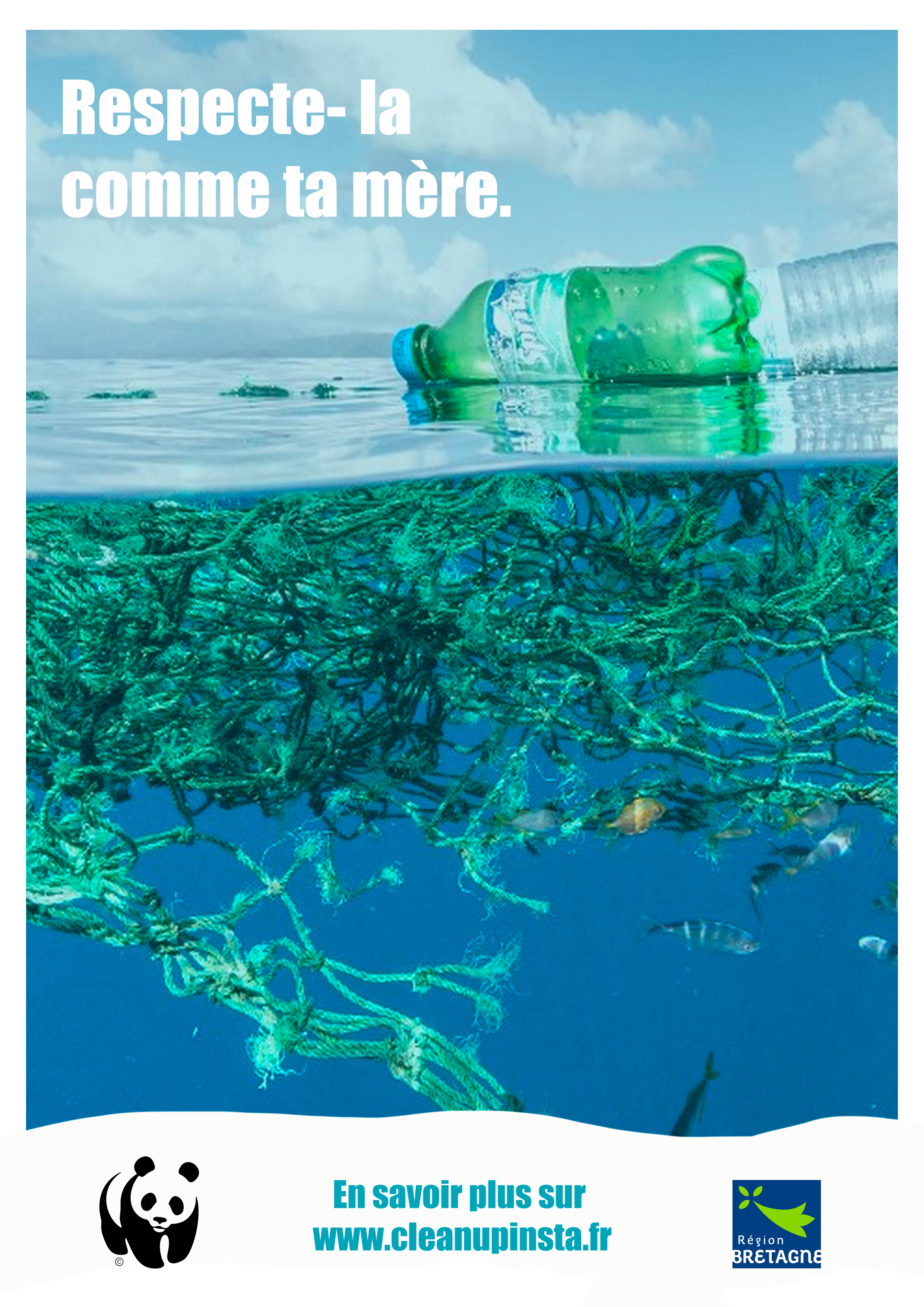 Affiche Respecte-la comme ta mère, WWF Région Bretagne